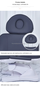 Lettino Estetico Portatile con Funzione Gambe Separate per Terapia di Iniezione Elettrica, Massaggi, Spa, Trattamenti Viso, Tatuaggi e Pedicure - Product Image 5