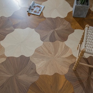 Plancher en bois d'ingénierie sur mesure de qualité supérieure, motif Lotus Alien, <span class=keywords><strong>parquet</strong></span> en bois composite à épissure mixte - Product Image 4