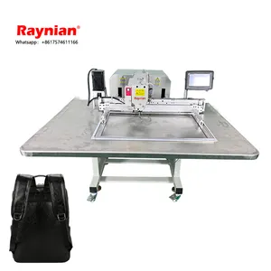 Máquina de coser automática, máquina de coser de patrón ndustrial para fabricación de zapatos y cuero, Raynian-6040F