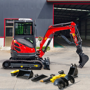 2.5 Ton All-Terrain <b>Mini</b> Excavator With Large Capacity Bucket Cabin and Bagger Engine Free Packaging Yanmar Engine Excavator - Product Image 2