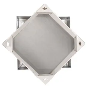 New Arrivals New Design Invisible Manhole Cover Square Stainless Steel Invisible Heavy Duty Outdoor Recess Manhole Cover