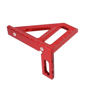 90/45 độ inch góc Cai Trị dụng cụ cầm tay cho chế biến gỗ góc bên phải đo Hợp kim nhôm công cụ định vị - Product Image 5