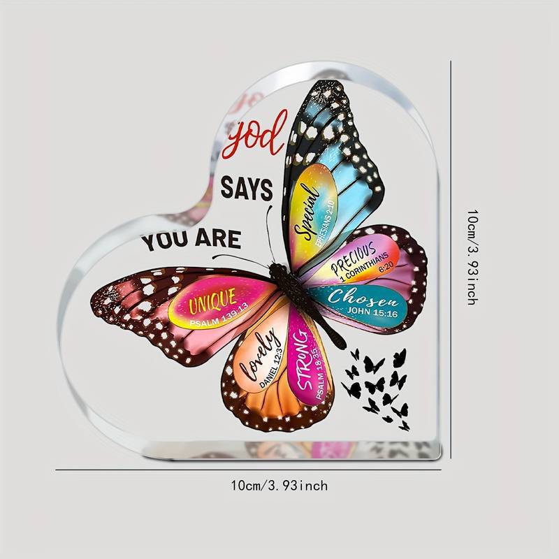 อะคริลิคหัวใจ10ซม