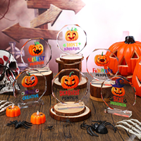 Plaques de récompense en acrylique pour Halloween, plusieurs designs, impression UV personnalisée, prix amusant pour les gagnants des concours de fête d'Halloween