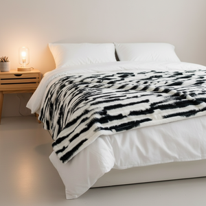 Manta de Felpa de Conejo para Sofá, Cálida y Acogedora para el Invierno, de Zhengtai - Product Image 1