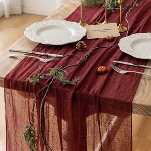 Nappe en crêpe <span class=keywords><strong>Bali</strong></span>, nappe torsadée européenne, nappe de décoration de fête de mariage en style bohème plissé, - Product Image 1