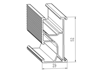 Rail <span class=keywords><strong>de</strong></span> montage <span class=keywords><strong>de</strong></span> panneau solaire photovoltaïque solaire YZ AL6005-T5 profilé en aluminium anodisé Installation rapide Garantie <span class=keywords><strong>de</strong></span> 25 ans ouverte - Product Image 6