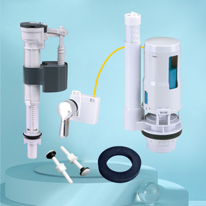 Hete Verkoop Hoge Kwaliteit Wras Toilet Vulklep <span class=keywords><strong>Anti</strong></span> Sifon Plastic Zijingang Vulling Drukknop En Spoelklepmechanisme - Product Image 2