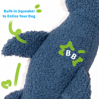 AFP Jouet à mâcher en peluche moderne et durable pour chien - Jouet interactif qui couine, résistant à la mastication, pour le nettoyage des dents, utilisation quotidienne