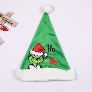 Hot Selling <b>Grinch</b> Cartoon Anime Christmas <b>Hat</b> Festive Gift Decoration Adults and Kids for Parties - Product Image 2