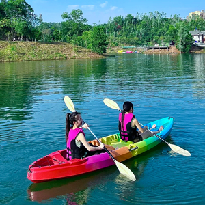 <span class=keywords><strong>Kayak</strong></span> de Pesca en Tándem para 2+1 Personas, Tipo Sit-on-Top, Doble Remo, Canoa de HDPE, <span class=keywords><strong>Kayak</strong></span> Familiar para Pesca en Lagos, Ríos y Mares - Product Image 4