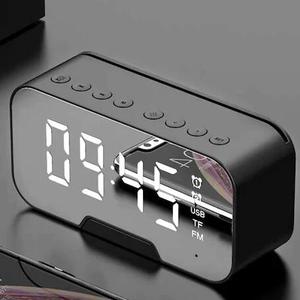 G10 gương BT Loa 1800mAh higer End FM Đài phát thanh LED gương đồng hồ báo thức Loa siêu trầm Máy nghe nhạc báo lại máy tính để bàn đồng hồ không dây - Product Image 2