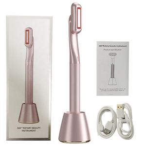 Recarregável 360 graus girando cabeça skincare varinha calor terapêutico vibrando olho cuidados massagem - Product Image 6