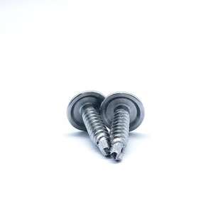 Vis autoperceuse Tek à tête hexagonale à bride, magnétisée, zinguée, avec pointe de perçage et joint d'étanchéité EPDM - Product Image 4