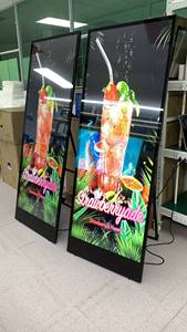 Affichage numérique LCD personnalisé de 69 pouces support pliable portable affichage publicitaire intérieur ultra-mince affiche numérique LCD - Product Image 6