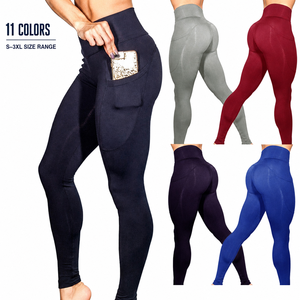 <span class=keywords><strong>Pantaloni</strong></span> Yoga <span class=keywords><strong>Estivi</strong></span> da <span class=keywords><strong>Donna</strong></span>, Aderenti, <span class=keywords><strong>con</strong></span> <span class=keywords><strong>Vita</strong></span> Alta Elasticizzata, Traspiranti, Tasche Laterali per Telefono, Ideali per Corsa e Fitness - Product Image 1