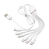 Venta al por mayor Dual Micro USB C Cable Splitter Y Cable 20cm 30cm Tipo de moldeo Carga rápida 2 1 Cable USB para impresora de 2 teléfonos