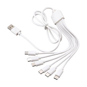 Grosir Dual USB mikro C kabel Splitter Y kabel 20cm 30cm jenis cetakan pengisian cepat 2 1 kabel USB untuk 2 Printer ponsel - Product Image 4