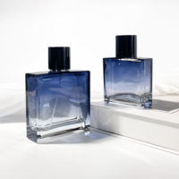 Flacon de parfum transparent de haute qualité 50 ml 100 ml, flacon d'huile essentielle, vaporisateur, atomiseur, flacons de parfum en verre