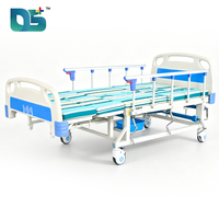 Cama de Examen Hospitalaria Manual de Cinco Funciones Ajustables, Estilo Moderno, Portátil, para Uso Doméstico, con Mesa Lateral e Inodoro