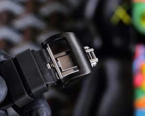 Montre mécanique de luxe entièrement automatique, élégante et charmante, avec réserve de marche, aiguille de réserve de marche, verre saphir, acier inoxydable - Product Image 5