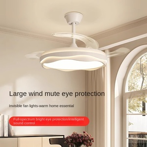 Modern Ceiling Indoor <b>Fan</b> Decorative <b>Smart</b> Industrial Indoor Dc Motor Quiet Led Ceiling <b>Fan</b> Lights with Remote Control Led Light - Product Image 5