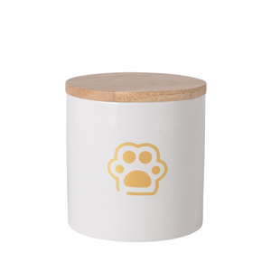 Urna de Cremação para Animais de Estimação em Cerâmica Branca Feita à Mão - Tamanhos Pequeno/Médio/Grande Formato Reto Recipiente Selado para Memoriais de Gatos e Cães - Product Image 5