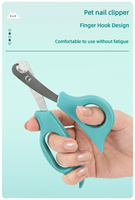 Coupe-ongles durable en acier inoxydable pour chats et chiens, outil de toilettage pour animaux de compagnie