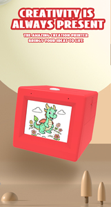 Nouvelle <span class=keywords><strong>imprimante</strong></span> mini créative 2026 pour enfants, boîte rouge, <span class=keywords><strong>imprimante</strong></span> AI portable sans fil, prend en charge l'impression instantanée de photos et de vidéos - Product Image 5