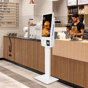 Kiosco de autoservicio interactivo de señalización digital de 21.5/23.8/27 pulgadas con pago con tarjeta para saltar la cola en tiendas de alimentos. - Product Image 6