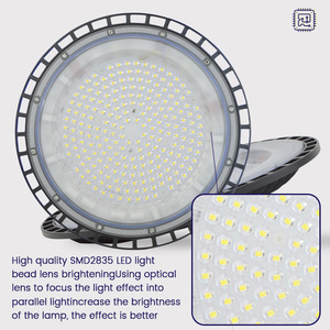 Éclairage d'entrepôt <span class=keywords><strong>industriel</strong></span> IP65 étanche 100W 120W 150W 200W lampe Highbay lumière élevée de baie pour le bâtiment d'entrepôt d'atelier - Product Image 3