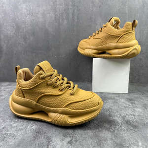 Zapatillas deportivas transpirables para hombre al por mayor, diseño estilo campus, suela gruesa, calzado versátil y moderno para caminar. - Product Image 4