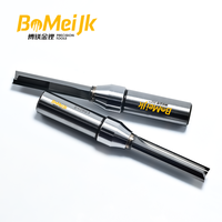 BoMeiJK Fraise de compression CNC haute précision, 2 dents droites, en carbure TCT, hélice 45°, pour le bois, ODM/OEM