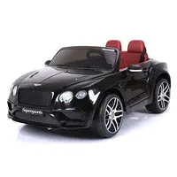 Bentley-coche de paseo eléctrico para bebé, juguete para montar, con licencia, dos asientos