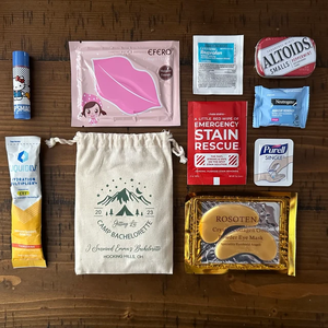 ชุดของขวัญสำหรับงานปาร์ตี้สละโสด 10 ชิ้น ขนาดใหญ่ ลาย Cotton Mountain Hangover Survival Kit  "Getting Hitched or Getting Lit" - Product Image 2