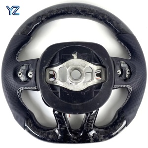 Volant de course personnalisé YZ en fibre de carbone forgée avec LED pour <span class=keywords><strong>Dodge</strong></span> Hellcat Charger <span class=keywords><strong>Challenger</strong></span> SRT <span class=keywords><strong>RT</strong></span> - Product Image 2