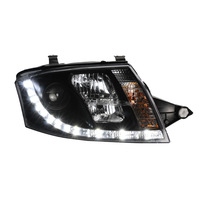 Phare LED durable 12V 6000K avec coque ABS stabilisée aux UV, Plug & Play pour voitures Audi TT MK1 8N 1999-2006