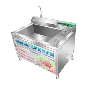 Industrial Ozone Sterilization Air Bubble Fruit Leaf Vegetable Cleaner Machine Vegetable Washing Machine