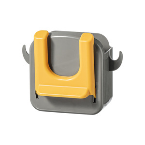 Support mural élégant pour sèche-cheveux, blanc, rectangulaire, pour rangement d'angle, durable, sans perçage, pour salle de bain - Product Image 5