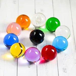 Honor Of Crystal 30MM Clear Crystal Ball Decorative Glass Ball Ornaments Feng Shui Globe Miniature Gifts Home Decoration
