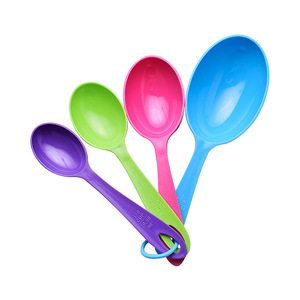 Baking Measuring Spoon Set 4 Piece Colorful Large Size Food Grade Serving Tool - Product Image 4