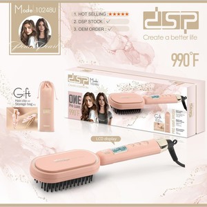 Lisseur de cheveux DSP One Pro Luxe 990F avec écran LCD, outil de lissage et de bouclage volumisant - Product Image 1