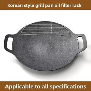 <span class=keywords><strong>Plaque</strong></span> <span class=keywords><strong>de</strong></span> cuisson en acier inoxydable <span class=keywords><strong>pour</strong></span> camping extérieur, compatible gaz, avec poignée latérale et système <span class=keywords><strong>de</strong></span> filtration d'huile - Product Image 5