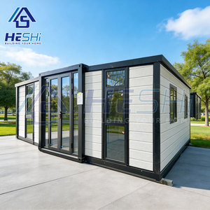 Maison conteneur préfabriquée extensible hors réseau de 40 pieds ou 20 pieds, 1, 2, 3, 4 ou 5 chambres, pour jardin, maison mobile, ou logement annexe - En promotion - Product Image 1