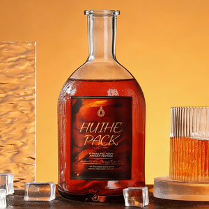 Bouteille en verre clair <span class=keywords><strong>de</strong></span> qualité supérieure, 70cl 75cl, fabriquée directement en usine, pour gin, whisky, tequila, <span class=keywords><strong>rhum</strong></span>, avec finition Carnette - Product Image 6