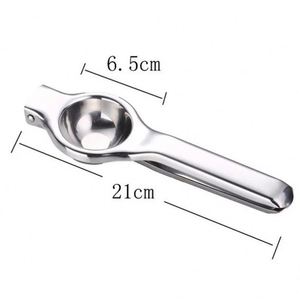 Presse-agrumes manuel en acier inoxydable pour la cuisine de restaurant et la maison, idéal pour le thé au lait, les jus de citron et de fruits – Ustensile métallique pour usage domestique - Product Image 4