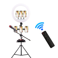 Offre Spéciale – Anneau Lumineux LED Personnalisé de 18 Pouces pour Photographie, Selfie, TikTok et Vidéo en Direct – Éclairage d'Appoint LED de 12, 14, 18, 21 Pouces