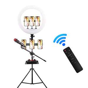 Venta caliente personalizado Aros De Luz 18 pulgadas fotografía Ringlight Selfie <span class=keywords><strong>Tiktok</strong></span> Living Video Luz de relleno 12 14 18 21 pulgadas Led anillo de luz - Product Image 6