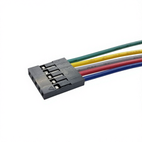 Kabel Jumper Dupont Pitch 2.54mm OEM/ODM 1-10 Pin Flat Ribbon Wire Harness untuk Peralatan Rumah Tangga Elektronik Otomotif