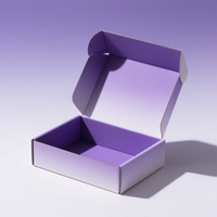 Boîtes d'emballage personnalisées pliables en carton ondulé pour bijoux, rangement de vernis à ongles, cadeaux, expédition, avec design imprimé